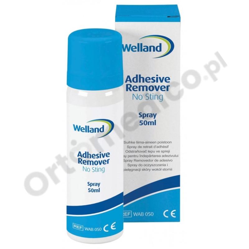 WAB050 Spray Adhesive Remover 50 ml Do Odklejania Przylepca i Zmywania Skóry Wokół Stomii Bezalkoholowe Welland