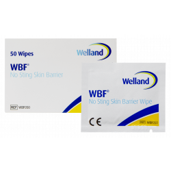 WBF050  Gaziki Barrier Film Z Płynem Ochraniającym "Druga Skóra" Bezalkoholowe Welland