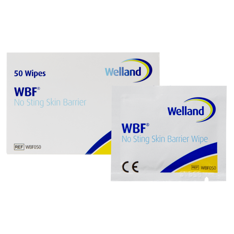 WBF050  Gaziki Barrier Film Z Płynem Ochraniającym "Druga Skóra" Bezalkoholowe Welland