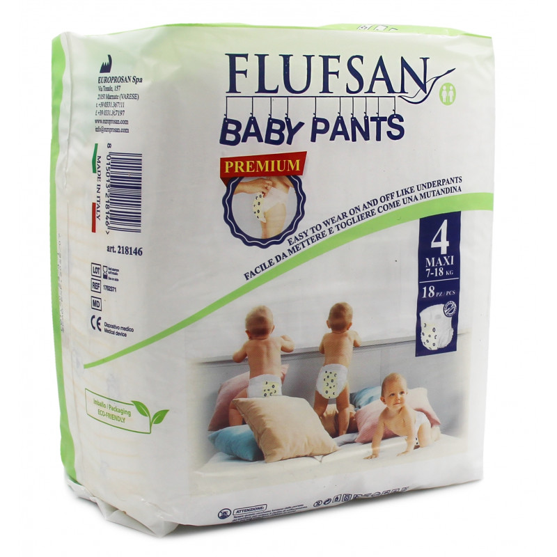 Flufsan Baby Pants 4 Maxi Gespar majtki chłonne dla dzieci 7-18kg