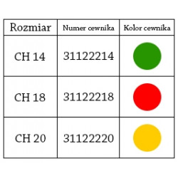 31122214 MBH MBH Qufora Cewnik Wewnętrzny Foleya 100% Silikonowy CH14 Męski