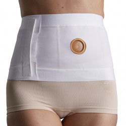 341250-03.01 Pas Brzuszny Stomijny "Corsinel Belt" M Biały Tytex Przy przepuklinie lub jej zapobieganiu powstania