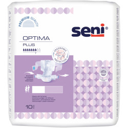 Seni Optima Plus pieluchy z regulowanym pasem biodrowym