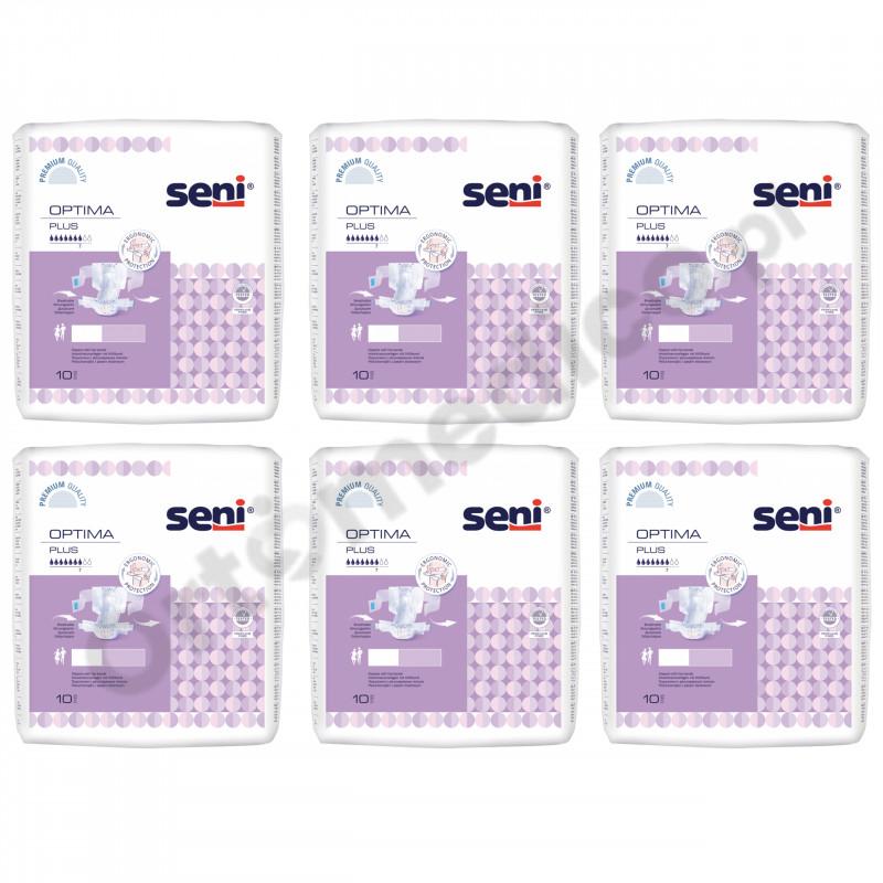 Seni Optima Plus pieluchy z regulowanym pasem biodrowym