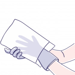 Myjki higieniczne jednorazowe niepodfoliowane dla leżących Seni Care 50 szt.