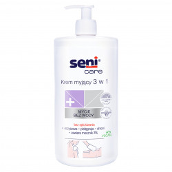 Seni krem myjacy 3w1 bez użycia wody dla osoby leżącej 1000ml