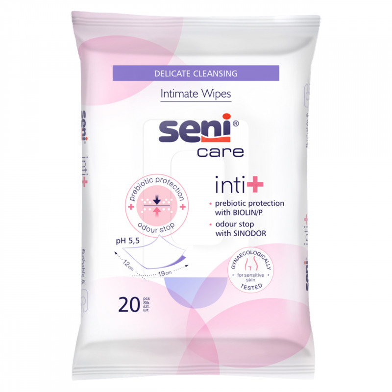 Seni Inti+ chusteczki nasączane do higieny intymnej 20 szt.