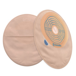 421816 Worek 1-częściowy Stomijny ConvaTec Esteem + Zamknięty Mały z Filtrem 20-70 mm Beżowy Z Okienkiem