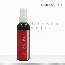 Cerasept+ Antybakteryjny Płyn Do Uszkodzonej Skóry, Na Odleżyny 100ml Ropiejąca Rana