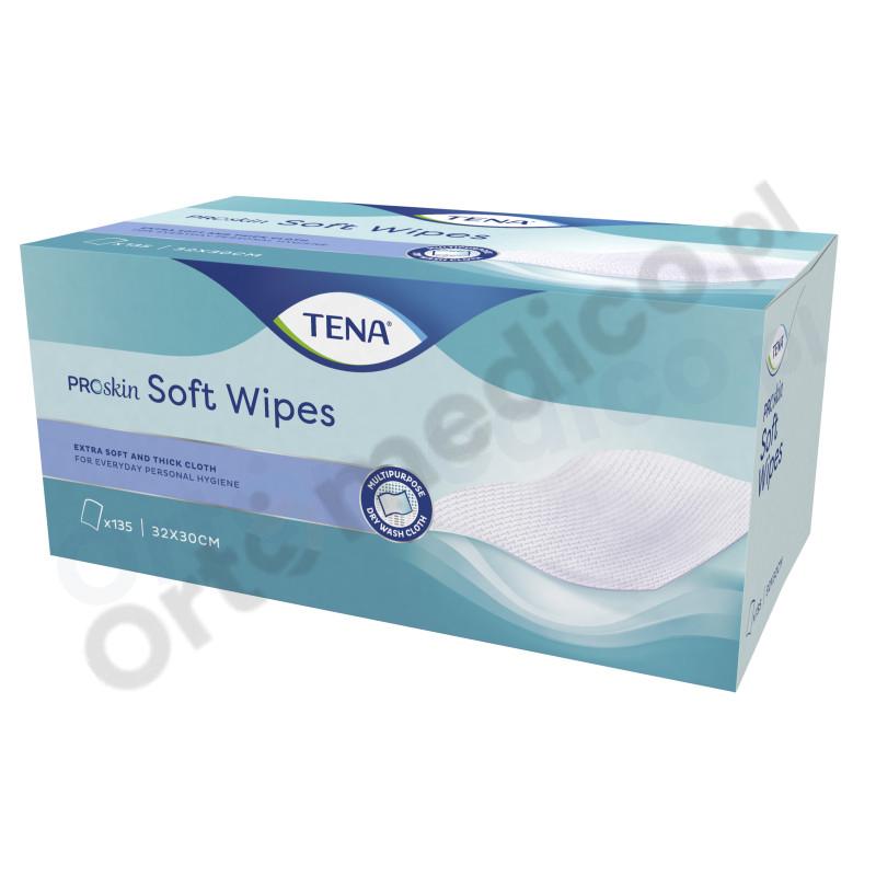 TENA ProSkin Soft Wipes chusteczki oczyszczające 135 szt.