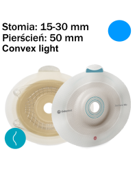 169110 Płytka Stomijna SenSura Mio Convex Light Click 50/15-30mm Wypukły Przylepiec Coloplast