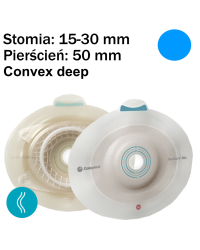 169510 Płytka Stomijna SenSura Mio Convex Deep Click 50/15-30mm Wypukły Przylepiec Coloplast