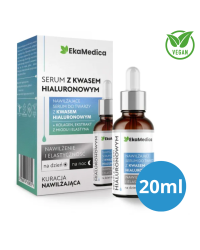 Nawilżające Serum z Kwasem Hialuronowym EkaMedica 20 ml – Regeneracja i Ujędrnienie