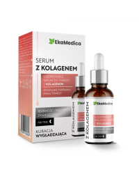 Kolagenowe Serum do Twarzy EkaMedica 20 ml – Wygładza i Intensywnie Ujędrnienia