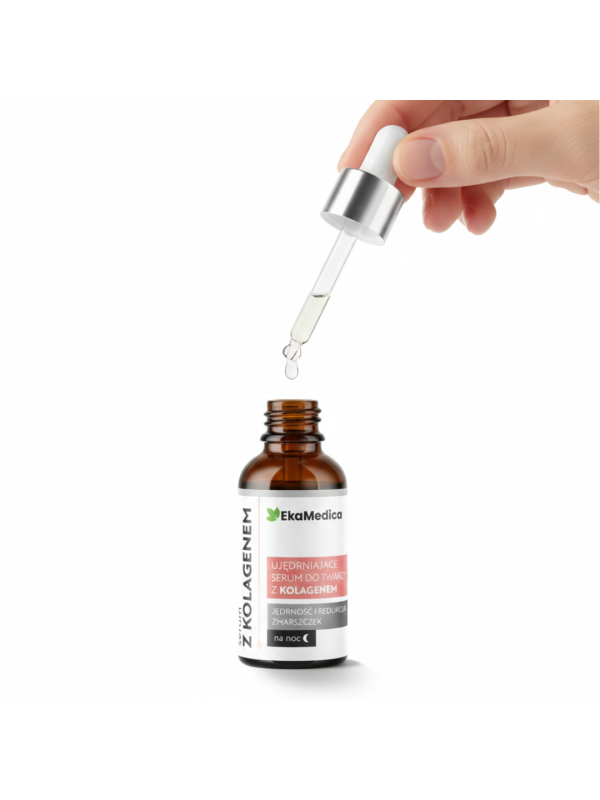 Kolagenowe Serum do Twarzy EkaMedica 20 ml – Wygładza i Intensywnie Ujędrnienia