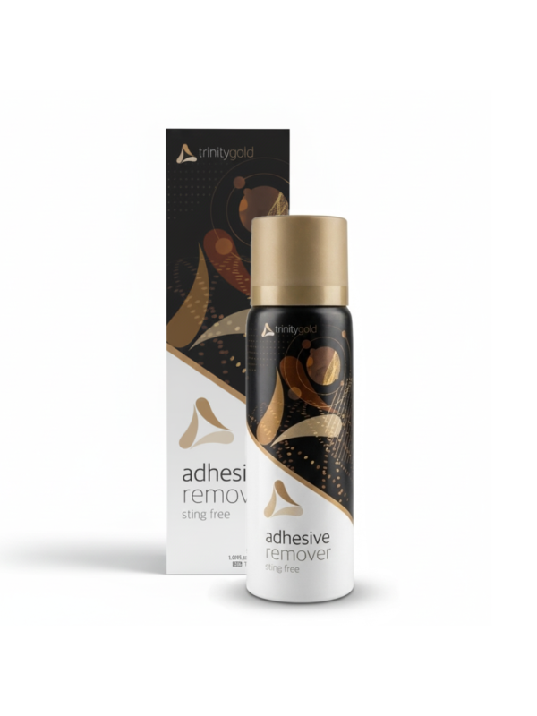 TR301 Trinity Gold Spray do Usuwania Przylepca Stomijnego 50 ml - Silikonowy Preparat do Bezbolesnego Odklejania Kleju