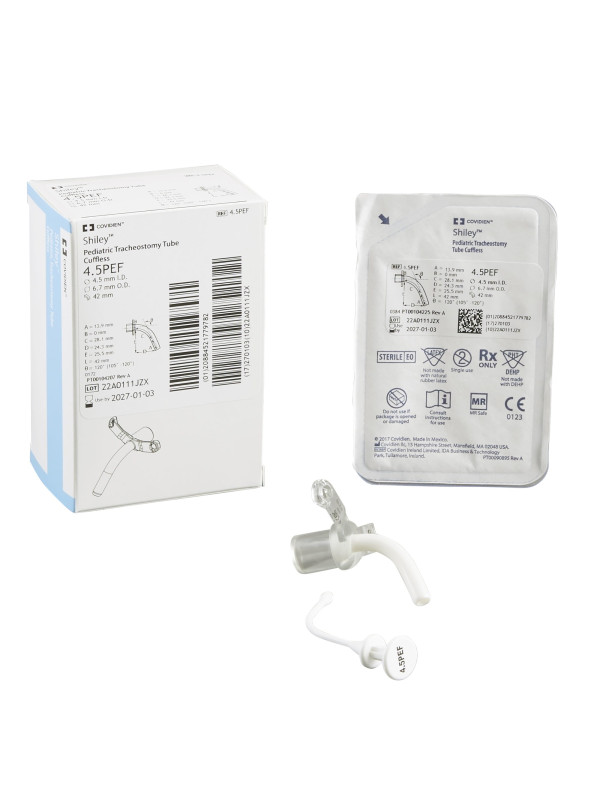 Rurka Tracheostomijna Dla Dzieci Shiley bez Mankietu PEF Coviden