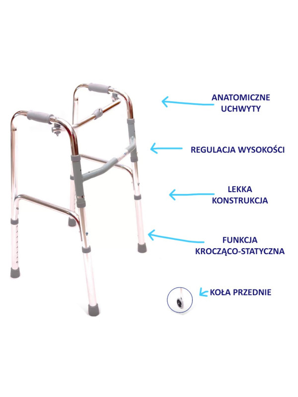Balkonik rehabilitacyjny z kołami THZ 912L