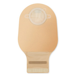 1215-70 Worek Stomijny Dwuczęściowy Nova 2 70 mm 590 ml Beż Otwarty