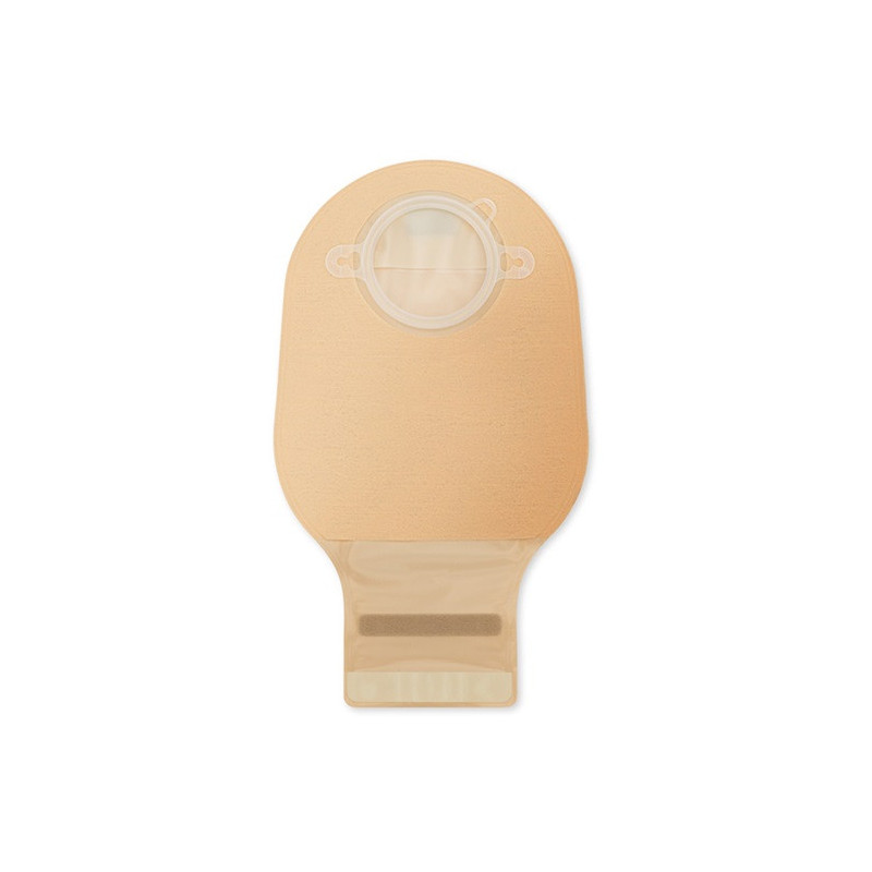 1215-70 Worek Stomijny Dwuczęściowy Nova 2 70 mm 590 ml Beż Otwarty