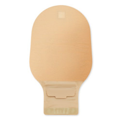 1215-70 Worek Stomijny Dwuczęściowy Nova 2 70 mm 590 ml Beż Otwarty