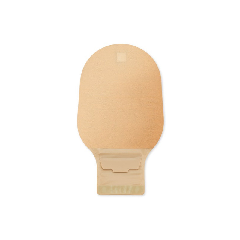 1215-70 Worek Stomijny Dwuczęściowy Nova 2 70 mm 590 ml Beż Otwarty