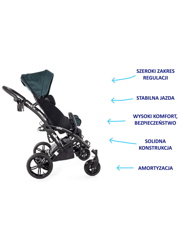 Wózek inwalidzki spacerowy dla dzieci ALFA MyWam