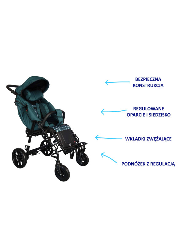 Wózek inwalidzki specjalny dla dzieci YETI Junior MyWam