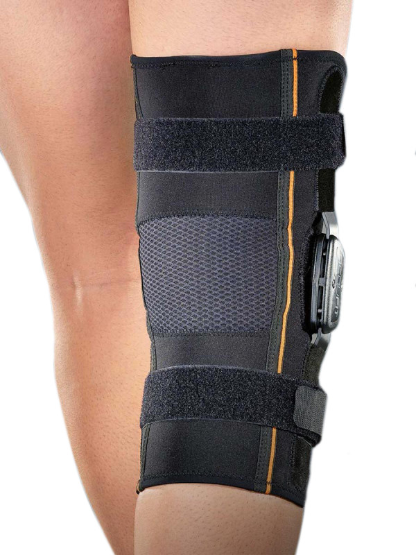 Orteza stawu kolanowego z policentrycznymi szynami bocznymi z regulacją zakresu ruchomości GenuFIT 25A Ortho Service