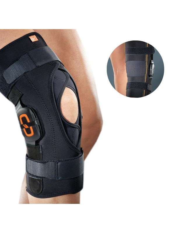 Orteza stawu kolanowego z policentrycznymi szynami bocznymi z regulacją zakresu ruchomości GenuFIT 25A Ortho Service