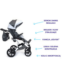 Wózek inwalidzki spacerowy dla dzieci MOUSE MyWam