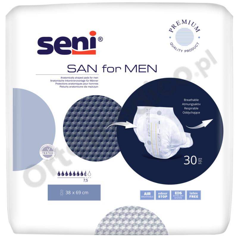 Seni San For Men pieluchy wkłady anatomiczne dla mężczyzn