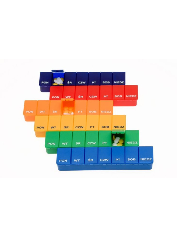 Organizer Pojemnik na Leki Kasetka Tygodnia EL-COMP