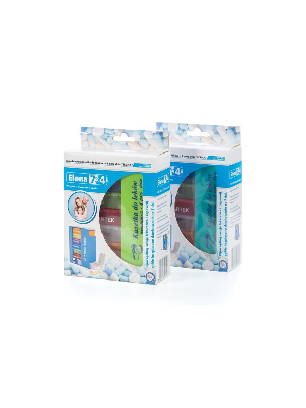 Kasetka Elena na 7 Dni Tygodnia Organizer na Leki El- Comp