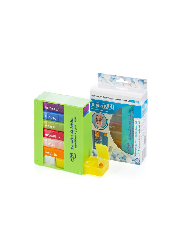 Kasetka Elena na 7 Dni Tygodnia Organizer na Leki El- Comp