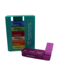 Kasetka Elena na 7 Dni Tygodnia Organizer na Leki El- Comp