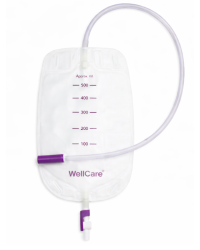 KLN505l worek do zbiórki moczu wellcare 500 ml dren 50 cm