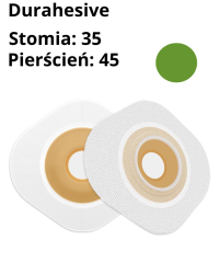 402207 Płytka stomijna ConvaTec Natura Durahesive Convex 45 mm / 35 mm