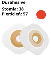402208 Płytka stomijna ConvaTec Natura Durahesive Convex 57/38 mm