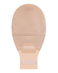421748 ConvaTec Natura®+ Worek Stomijny Otwarty z Filtrem i Zapinką InvisiClose®, Beżowy z Okienkiem, 57 mm