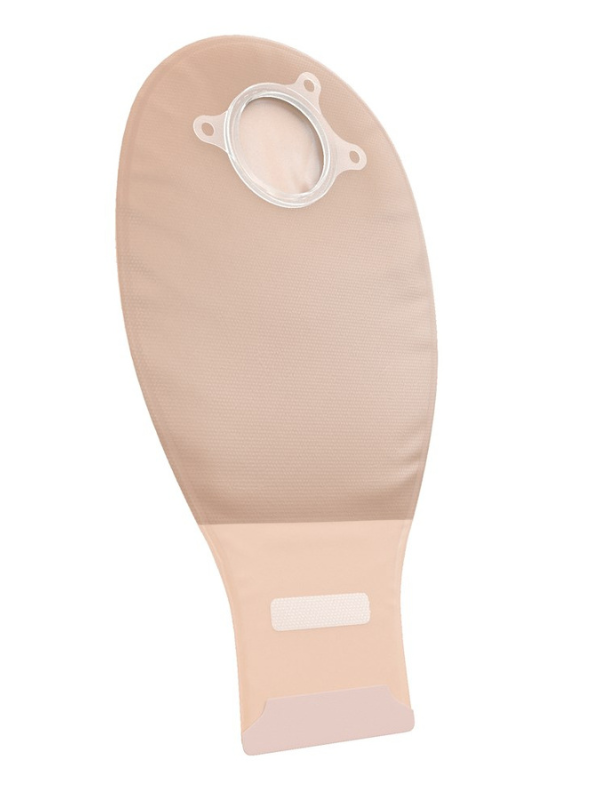 416417 Worek Otwarty Dwuczęściowy Natura® 45 mm Ileostomijny z Filtrem i Zapinką, Beżowy, Zabudowany ConvaTec