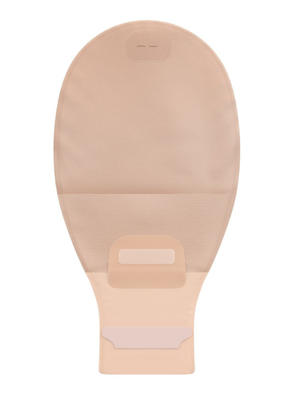 416417 Worek Otwarty Dwuczęściowy Natura® 45 mm Ileostomijny z Filtrem i Zapinką, Beżowy, Zabudowany ConvaTec