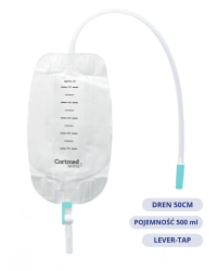 25110130 Worek do zbiórki moczu na nogę Larena® 500 ml Cortmed