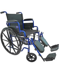 Wózek inwalidzki Wheelie Air Plus z regulacją podnóżka koła pełne