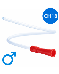 284180 Coloplast Speedicath Hydrofilowy Cewnik Urologiczny Nelaton Dla Mężczyzn CH18 (6,0mm)