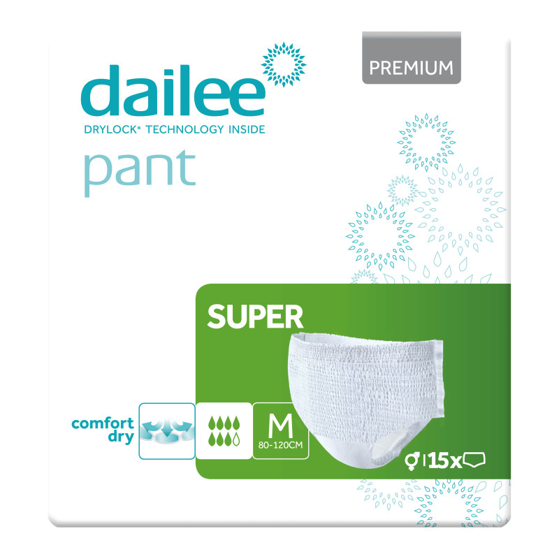 Dailee Pant Premium Super majtki chłonne na nietrzymanie moczu