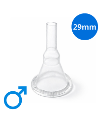 Cewnik Wideband urologiczny zewnętrzny dla mężczyzn BD 100% silikon - rozmiar 29, 1 szt.