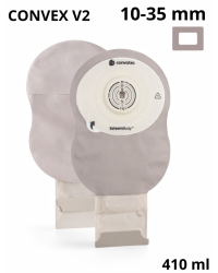 423608 Worek Stomijny 1-cz Esteem Body Szary z Okienkiem 10-35 mm Otwarty 410 ml Convex 3,5 mm V2 Convatec