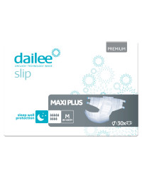 Dailee Slip Premium Maxi Plus pieluchomajtki na noc dla seniora