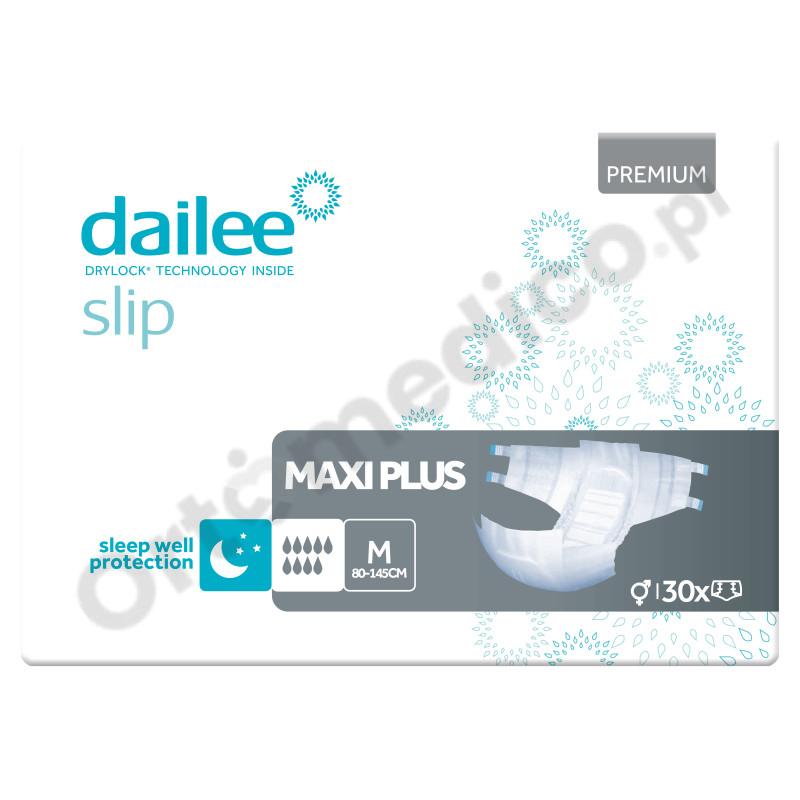 Dailee Slip Premium Maxi Plus pieluchomajtki na noc dla seniora